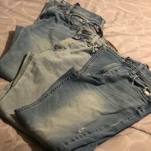 3 pairs of men skinny hollister epic flex jeans!